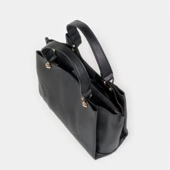 Γυναικεία τσάντα χειρός DA VINCI 07834/1 μαύρη -Γυναικεία Αξεσουάρ Κατάστημα 1 μαύρη x1000 3