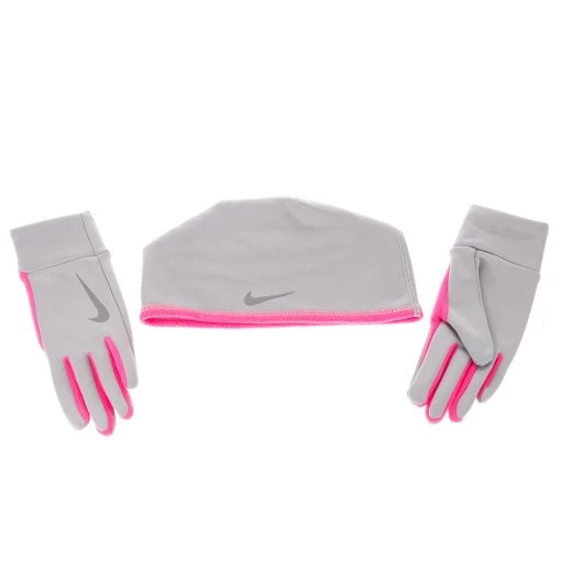 NIKE ACCESSORIES Γυναικείο σετ σκούφος και γάντια RC.32.2S RUN THERMAL γκρι ροζ -Γυναικεία Αξεσουάρ Κατάστημα 1581591.0 85p1 1 nike accessories γυναικείο σετ σκούφος και γάντια rc.32.2s run thermal γκρι ροζ x1000