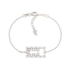 Γυναικείο ασημένιο βραχιόλι FOLLI FOLLIE FASHIONABLY SILVER ESSENTIALS
