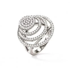Γυναικείο ασημένιο δαχτυλίδι FOLLI FOLLIE CYCLOS