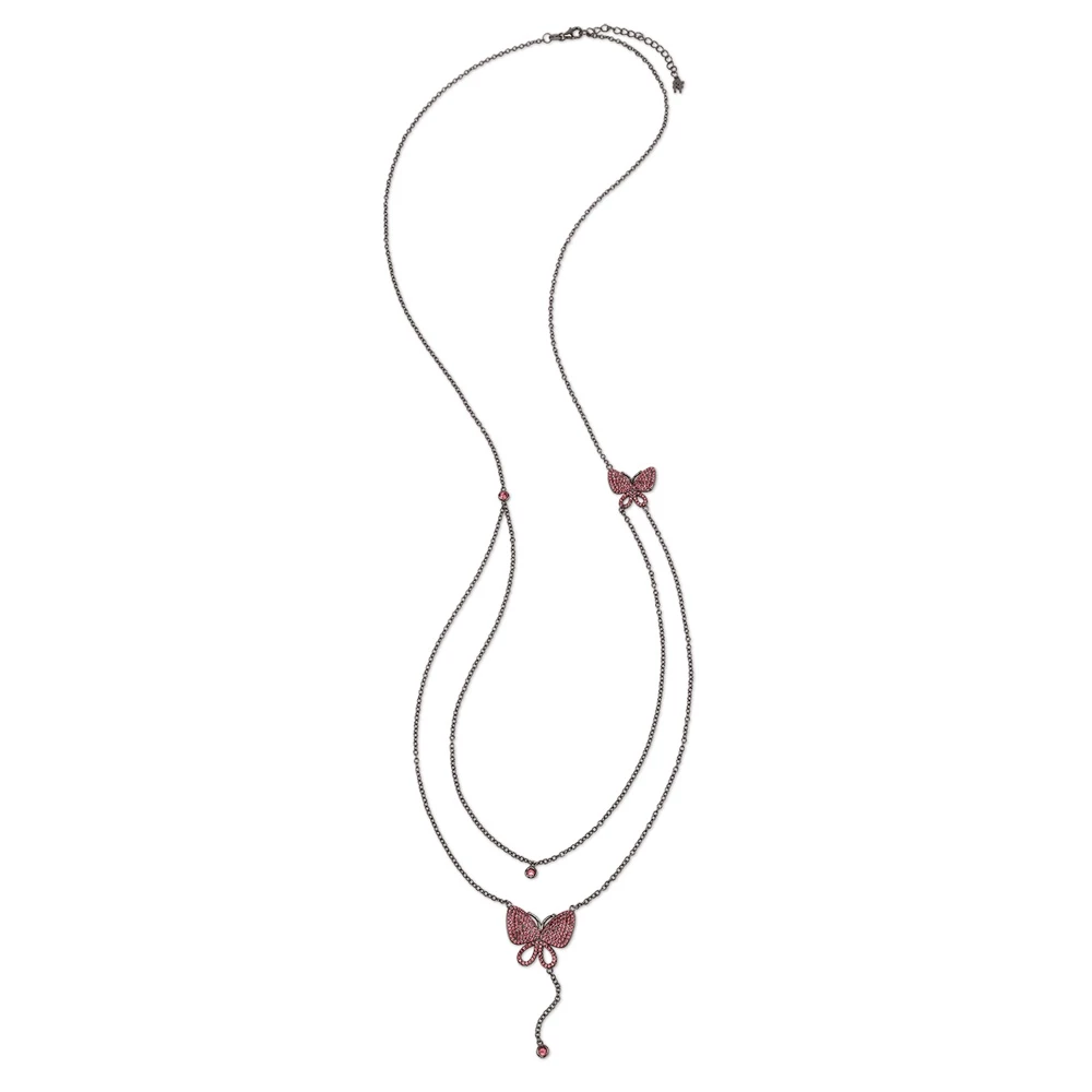 Γυναικείο ασημένιο διπλό μακρύ κολιέ FOLLI FOLLIE Wonderfly 3 Γυναικείο ασημένιο διπλό μακρύ κολιέ FOLLI FOLLIE Wonderfly