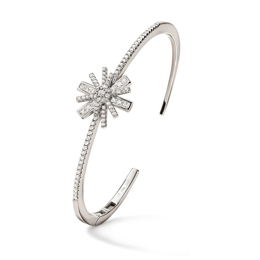 Γυναικείο ασημένιο βραχιόλι FOLLI FOLLIE STAR FLOWER 3 Γυναικείο ασημένιο βραχιόλι FOLLI FOLLIE STAR FLOWER