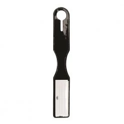 LINKS OF LONDON Δερμάτινη ετικέτα βαλίτσας μαύρη