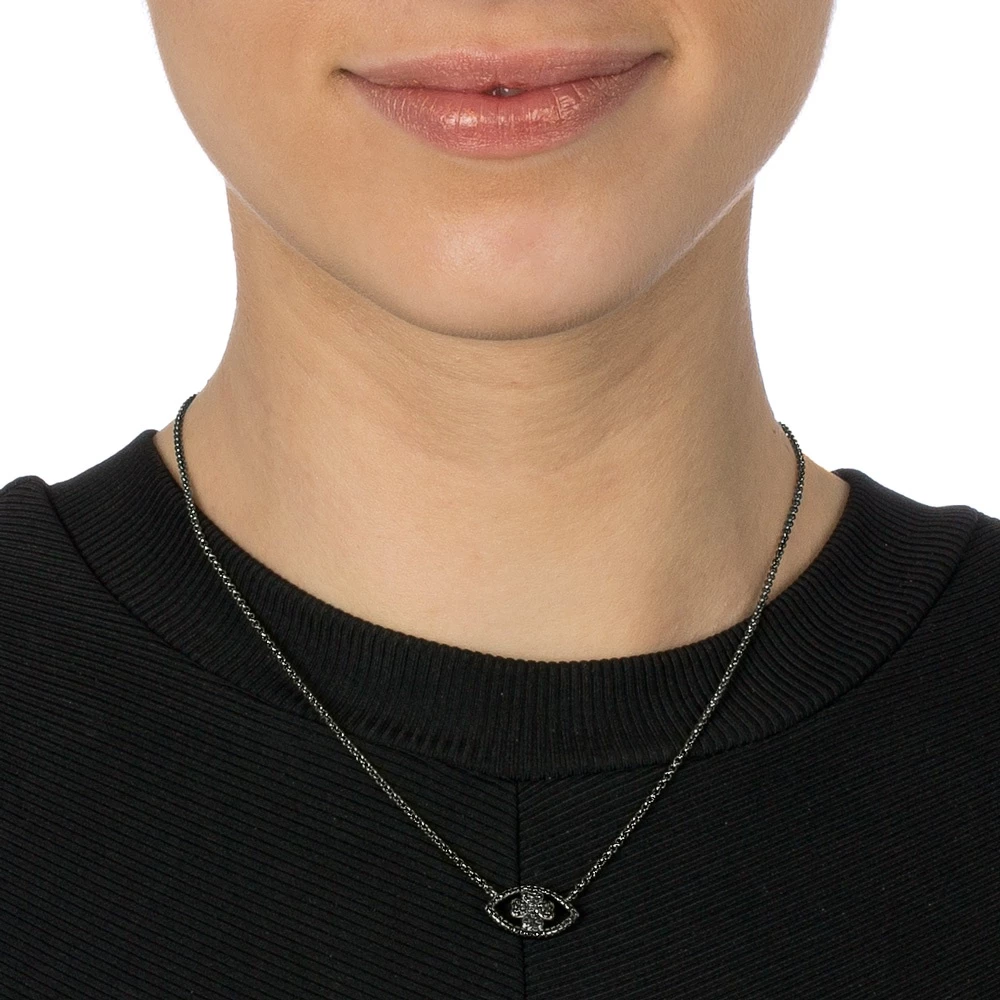 Γυναικείο ασημένιο κολιέ FOLLI FOLLIE HEART4HEART MATI μαύρο 4 Γυναικείο ασημένιο κολιέ FOLLI FOLLIE HEART4HEART MATI μαύρο - Image 2