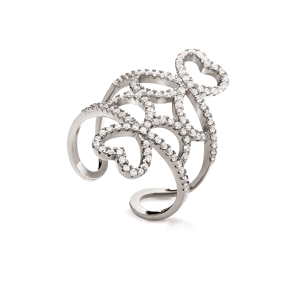 Ασημένιο δαχτυλίδι FOLLI FOLLIE 3 Ασημένιο δαχτυλίδι FOLLI FOLLIE