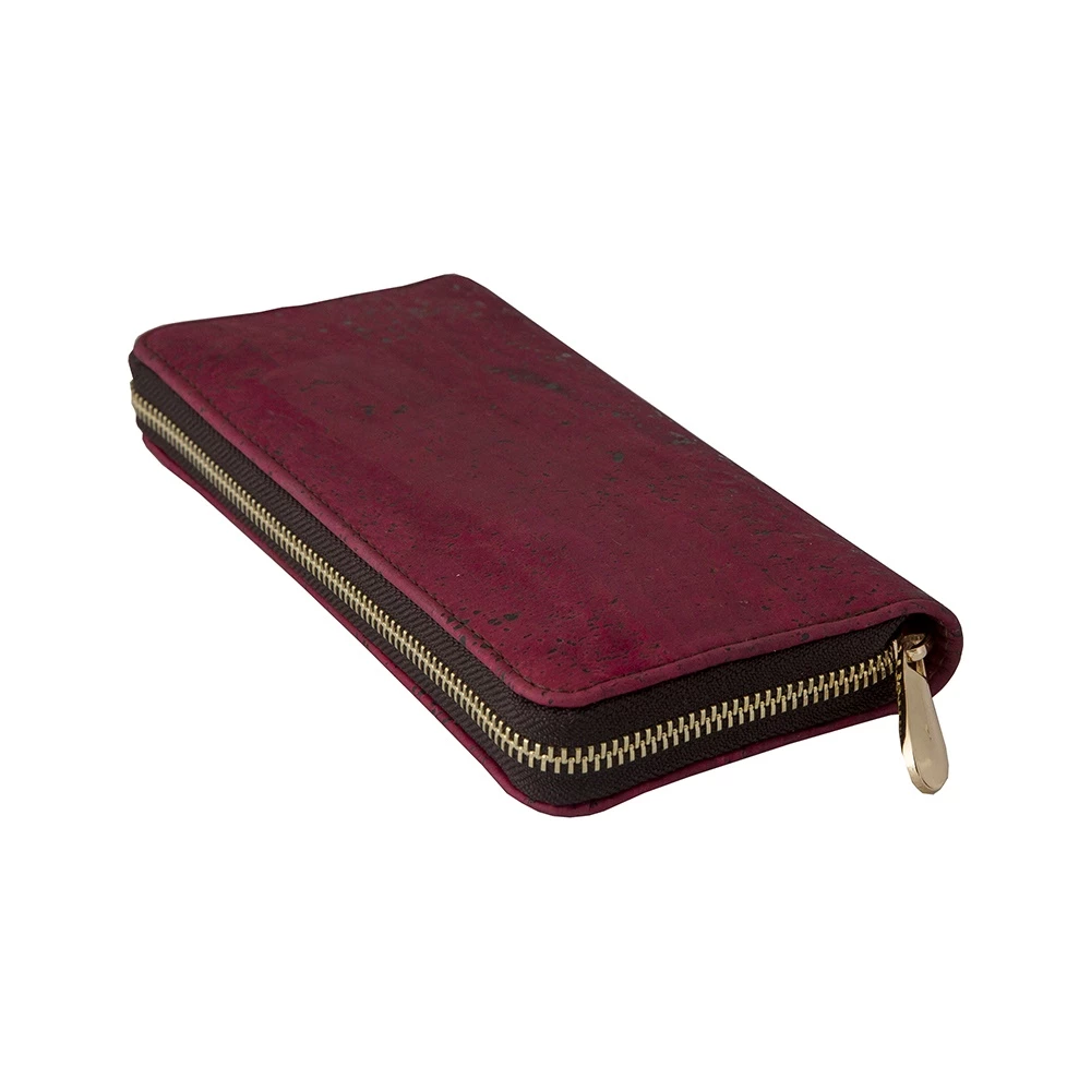 Γυναικείο πορτοφόλι με φερμούαρ APOXYLO μπορντό 3 Γυναικείο πορτοφόλι με φερμούαρ APOXYLO μπορντό