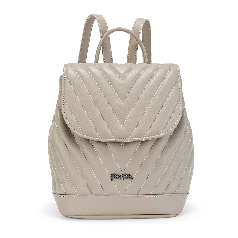 Γυναικεία τσάντα πλάτης FOLLI FOLLIE STYLE ROW γκρι 4 Γυναικεία τσάντα πλάτης FOLLI FOLLIE STYLE ROW γκρι - Image 2