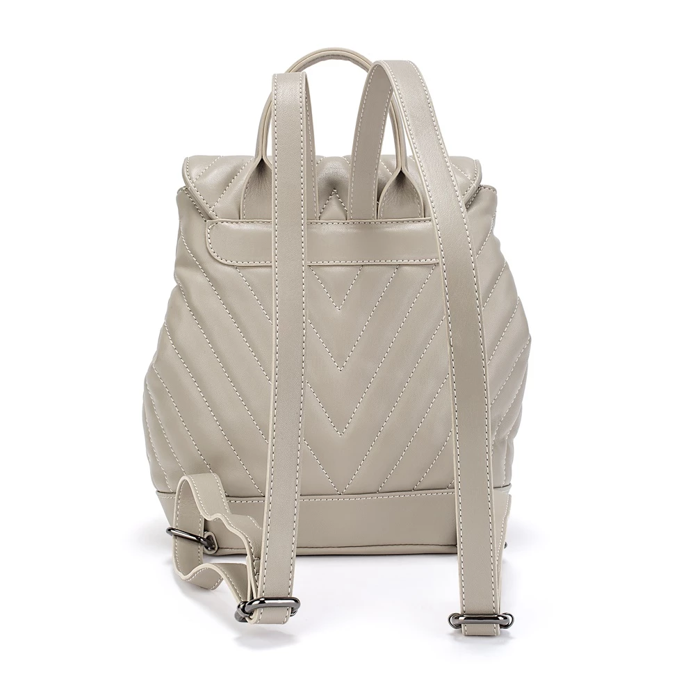 Γυναικεία τσάντα πλάτης FOLLI FOLLIE STYLE ROW γκρι 7 Γυναικεία τσάντα πλάτης FOLLI FOLLIE STYLE ROW γκρι - Image 5