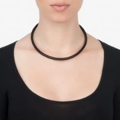 Επάργυρο Choker κολιέ FOLLI FOLLIE μαύρο -Γυναικεία Αξεσουάρ Κατάστημα 1747695.0 0000 2 folli follie επάργυρο choker κολιέ folli follie μαύρο x1000