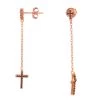 JEWELTUDE Γυναικεία ασημένια ρόζ επιχρυσωμένα σκουλαρίκια Σταυροί -Γυναικεία Αξεσουάρ Κατάστημα 1771792.0 p7w1 1 jeweltude γυναικεία ασημένια ρόζ επιχρυσωμένα σκουλαρίκια σταυροί x1000