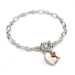 LINKS OF LONDON Ασημένιο βραχιόλι Narrative Heart