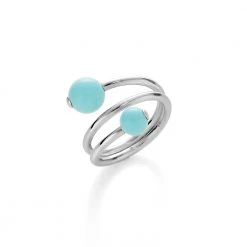 Γυναικείο σπειροειδές δαχτυλίδι FOLLI FOLLIE Close To Sun από ασήμι 925°