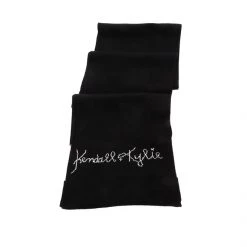 KENDALL+KYLIE BAGS Γυναικείο κασκόλ KENDALL+KYLIE LOGO μαύρο