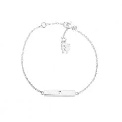 Γυναικείο ασημένιο βραχιόλι FOLLI FOLLIE PLATE ασημί