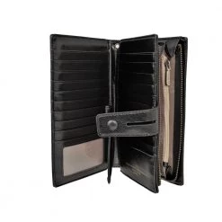 Γυναικείο δερμάτινο πορτοφόλι 19V69 ITALIA μαύρο -Γυναικεία Αξεσουάρ Κατάστημα 1809358.0 7100 3 19v69 italia γυναικείο δερμάτινο πορτοφόλι 19v69 italia μαύρο x1000