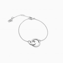 Γυναικείο ασημένιο βραχιόλι FOLLI FOLLIE ασημί