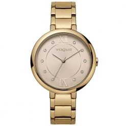 Γυναικείο ρολόι με ατσάλινο μπρασελέ VOGUE ροζ χρυσό