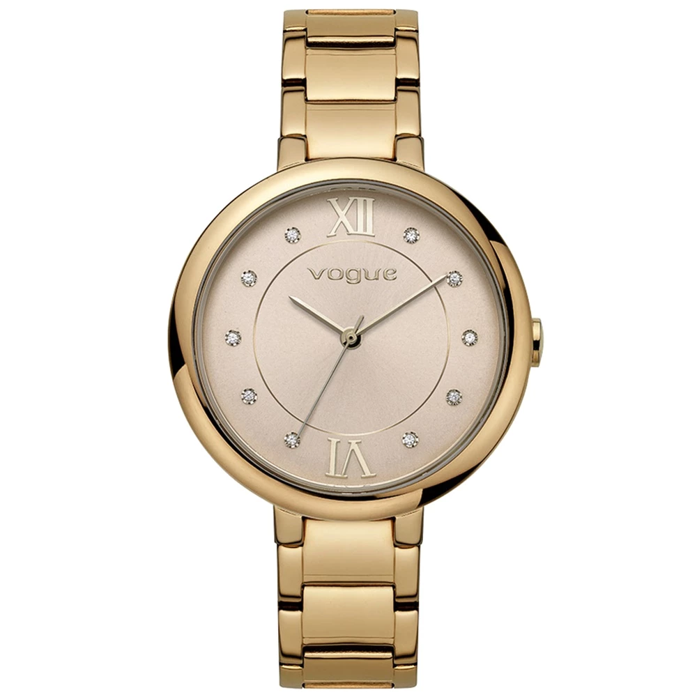 Γυναικείο ρολόι με ατσάλινο μπρασελέ VOGUE ροζ χρυσό 3 Γυναικείο ρολόι με ατσάλινο μπρασελέ VOGUE ροζ χρυσό