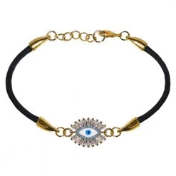 Γυναικείο βραχιόλι APOXYLO PERFECT EYE μαύρο