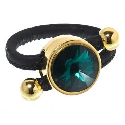 Γυναικείο δαχτυλίδι από φελλό APOXYLO GREEN SWAROVSKI πράσινο