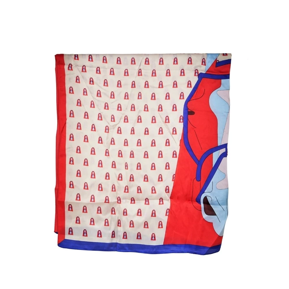Γυναικείο φουλάρι 19V69 ITALIA GIFT SCARF μπλε κόκκινο 4 Γυναικείο φουλάρι 19V69 ITALIA GIFT SCARF μπλε κόκκινο - Image 2