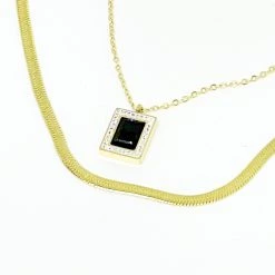 Γυναικείο επιχρυσωμένο κολιέ ERMINA KASS DOUBLE CHAIN NECKLACE ZIRCON -Γυναικεία Αξεσουάρ Κατάστημα 1839631.0 0000 2 ermina kass γυναικείο επιχρυσωμένο κολιέ ermina kass double chain necklace zircon x1000