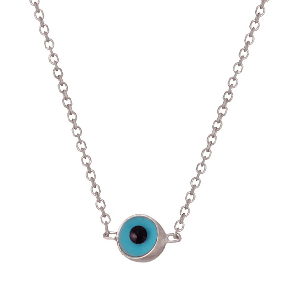 Γυναικείο ασημένιο επιπλατινωμένο κολιέ JEWELTUDE λευκό μπλε 3 Γυναικείο ασημένιο επιπλατινωμένο κολιέ JEWELTUDE λευκό μπλε