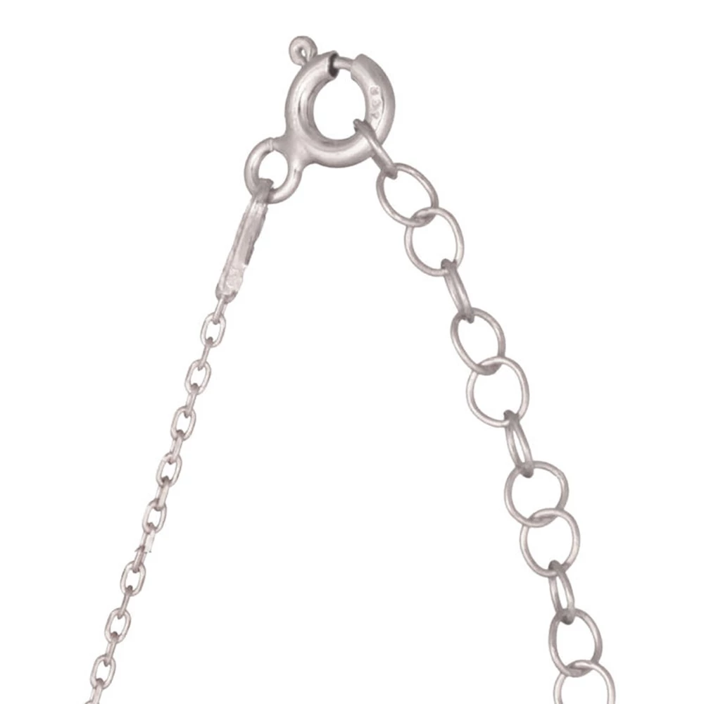 Γυναικείο ασημένιο επιπλατινωμένο κολιέ JEWELTUDE λευκό μπλε 5 Γυναικείο ασημένιο επιπλατινωμένο κολιέ JEWELTUDE λευκό μπλε - Image 3