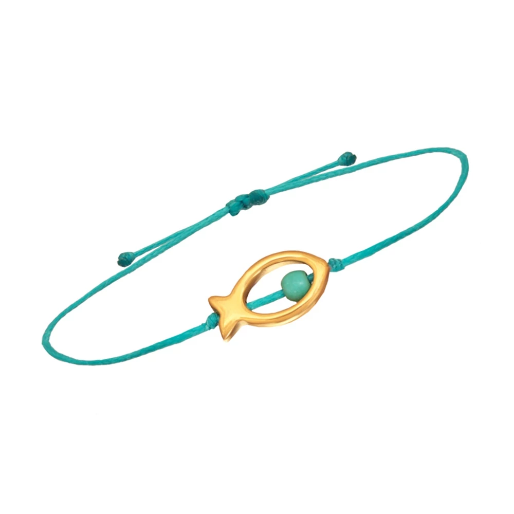 Γυναικείο βραχιόλι επίχρυσο ορειχάλκινο JEWELTUDE τιρκουάζ 3 Γυναικείο βραχιόλι επίχρυσο ορειχάλκινο JEWELTUDE τιρκουάζ