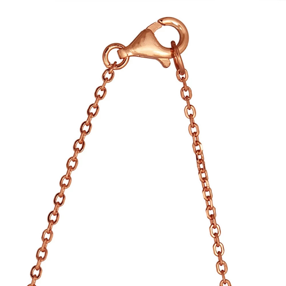 Γυναικείο ασημένιο κολιέ JEWELTUDE ροζ χρυσό 5 Γυναικείο ασημένιο κολιέ JEWELTUDE ροζ χρυσό - Image 3