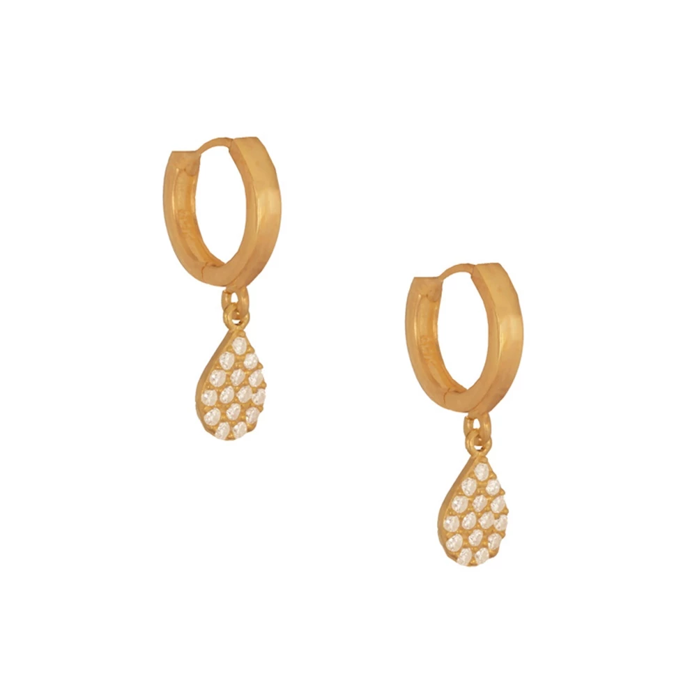 Γυναικεία ασημένια σκουλαρίκια Huggies JEWELTUDE 14510 χρυσά 3 Γυναικεία ασημένια σκουλαρίκια Huggies JEWELTUDE 14510 χρυσά