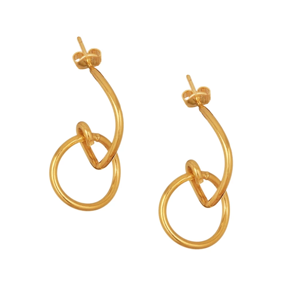 Γυναικεία ασημένια σκουλαρίκια JEWELTUDE 12414 με κίτρινη επιχρύσωση 3 Γυναικεία ασημένια σκουλαρίκια JEWELTUDE 12414 με κίτρινη επιχρύσωση