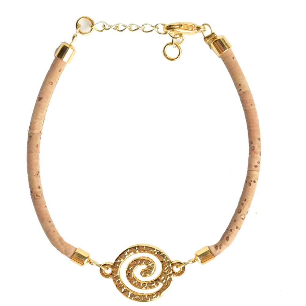 Γυναικείο βραχιόλι APOXYLO 598 MEANDROS από κορδόνι φυσικού φελλού 3 Γυναικείο βραχιόλι APOXYLO 598 MEANDROS από κορδόνι φυσικού φελλού