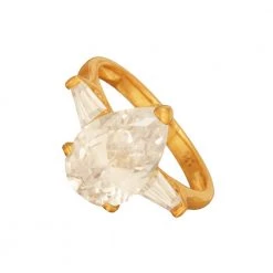 Γυναικείο ασημένιο δαχτυλίδι JEWELTUDE 13940 επίχρυσο