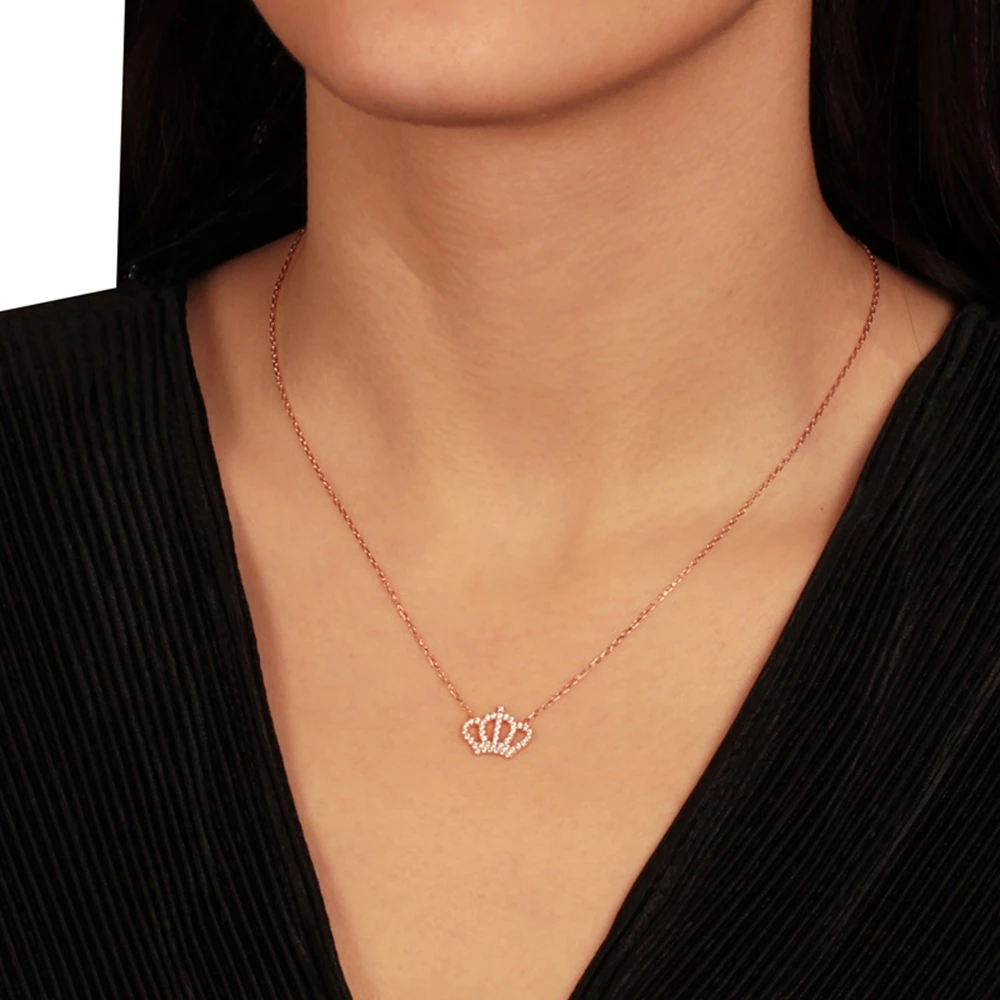 Γυναικείο ασημένιο κοντό κολιέ JEWELTUDE 15573 ρόζ επιχρυσωμένο 4 Γυναικείο ασημένιο κοντό κολιέ JEWELTUDE 15573 ρόζ επιχρυσωμένο - Image 2