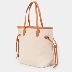Γυναικεία τσάντα Shopper DA VINCI 07835/3 μπεζ καφέ -Γυναικεία Αξεσουάρ Κατάστημα 3 μπεζ καφέ x1000 1