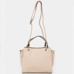 Γυναικεία τσάντα χειρός DA VINCI 07834/3 μπεζ -Γυναικεία Αξεσουάρ Κατάστημα 3 μπεζ x1000 2