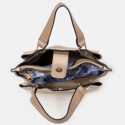 Γυναικεία τσάντα χειρός DA VINCI 07834/3 μπεζ -Γυναικεία Αξεσουάρ Κατάστημα 3 μπεζ x1000 4