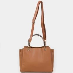 Γυναικεία τσάντα χειρός DA VINCI 07834/4 καφέ -Γυναικεία Αξεσουάρ Κατάστημα 4 καφέ x1000 2