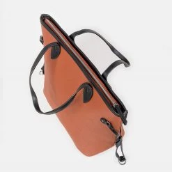 Γυναικεία τσάντα Shopper DA VINCI 07835/5 καφέ -Γυναικεία Αξεσουάρ Κατάστημα 5 καφέ x1000 4