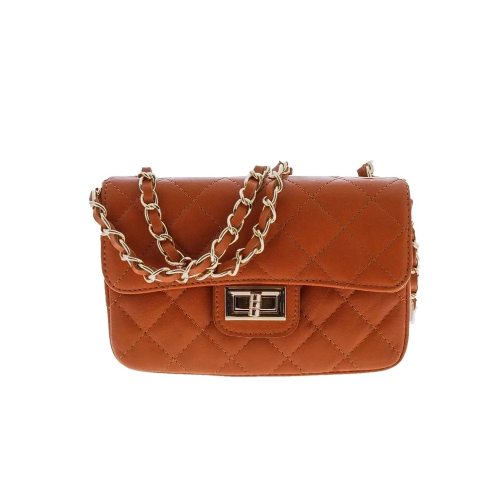 Γυναικεία δερμάτινη τσάντα ώμου-χιαστί 19V69 ITALIA κωδ. 7105 καφέ 3 Γυναικεία δερμάτινη τσάντα ώμου-χιαστί 19V69 ITALIA κωδ. 7105 καφέ