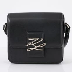 Γυναικεία τσάντα χιαστί KARL LAGERFELD 205W3182 K/AUTOGRAPH μαύρη